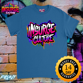 Insurge Culture Graffiti Logo Half Sleeve Shirt Unisex Adult